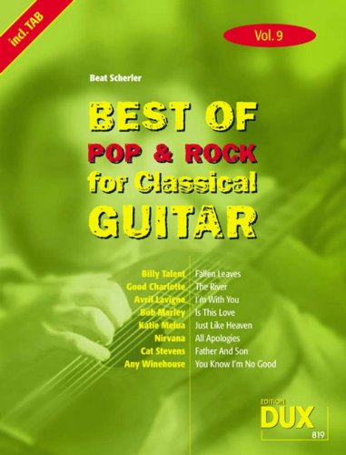 4031658008199: Best Of Pop & Rock for Classical Guitar 9 Die Sammlung mit starken Interpreten