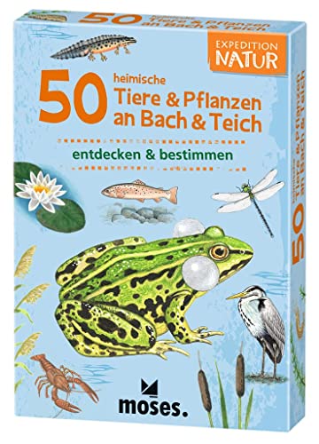 4033477097613: 50 heimische Tiere & Pflanzen an Bach & Teich: erkennen & bestimmen