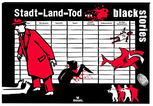 Beispielbild fr Black Stories Stadt-Land-Tod / Spiel zum Verkauf von medimops