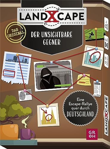 Beispielbild fr LandXcape - Der unsichtbare Gegner: Eine Escape-Rallye quer durch Deutschland: Mehrfach spielbares Escape Game mit 50 Karten fr Kinder ab 12 und Erwachsene zum Verkauf von medimops