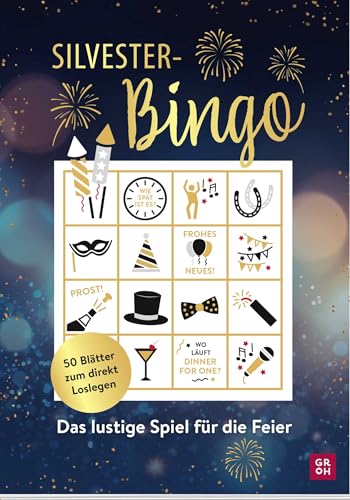 Imagen de archivo de Silvester-Bingo: Das lustige Spiel fr die Feier | Lustiger Spielblock mit 50 verschiedenen Bingo-Vorlagen a la venta por medimops