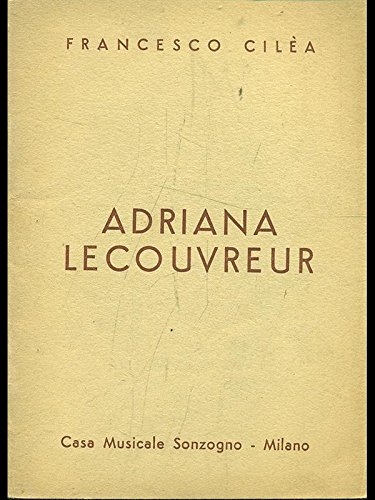 Stock image for ADRIANA LECOUVREUR for sale by Librightbooks