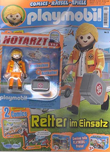 Imagen de archivo de Playmobil Blau Titel 5/2019 "Retter im Einsatz" a la venta por medimops