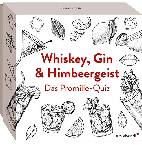 Beispielbild fr Whiskey, Gin und Himbeergeist - Das Promille-Quiz zum Verkauf von medimops