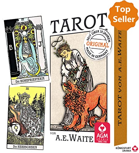 Imagen de archivo de Premium Tarot von A.E. Waite (Tarotkarten im Pocketformat, 5,7 x 8,9 cm) a la venta por medimops