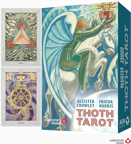 Stock image for Aleister Crowley Thoth Tarot Standard DE: 78 Karten mit Anleitung for sale by medimops