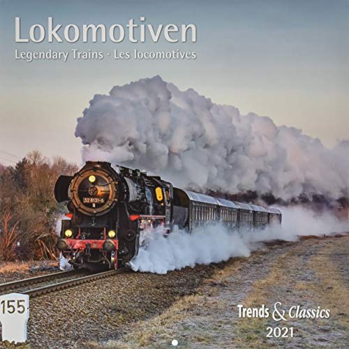 Beispielbild fr Lokomotiven Legendary Trains 2021 - Broschrenkalender - Wandkalender - mit Schulferientabelle und Jahresbersicht 2021 - Format 30 x 30 cm zum Verkauf von medimops