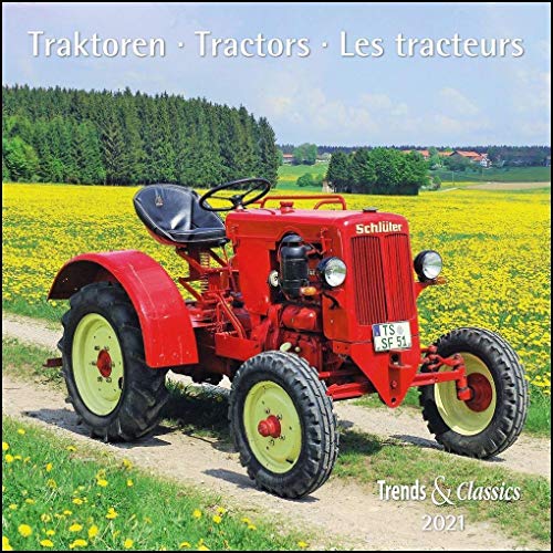 Beispielbild fr Traktoren Tractors 2021 - Broschrenkalender - Wandkalender - mit Schulferientabelle und Jahresbersicht 2021 - Format 30 x 30 cm zum Verkauf von medimops
