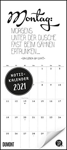 Beispielbild fr Funi Smart Art Notizkalender 2021 ? Planer ? Funny Quotes, Sprche ? Format 22 x 49,5 cm zum Verkauf von medimops