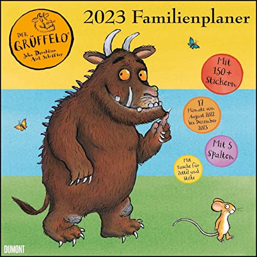 Beispielbild fr Grffelo 2023 Familienplaner - Familien-Timer - Termin-Planer - Kinder-Kalender - Familien-Kalender - 30x30: mit fnf Spalten zum Verkauf von medimops