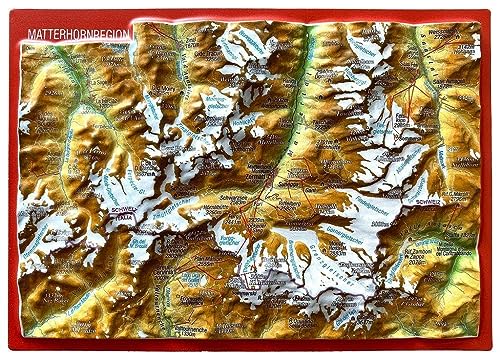 Beispielbild fr Reliefpostkarte Matterhornregion zum Verkauf von Blackwell's