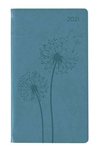 Beispielbild fr Ladytimer Slim Deluxe Turquoise 2021 - Taschen-Kalender 9x15,6 cm - Tucson Einband - Motivprgung Pusteblume - Weekly - 128 Seiten - Alpha Edition zum Verkauf von medimops