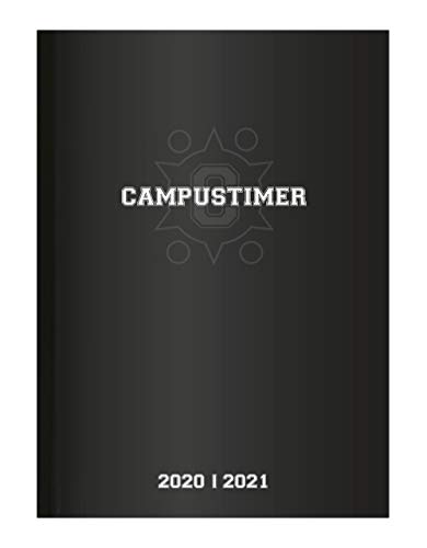 Beispielbild fr Campustimer Black - A6 Semester-Planer - Studenten-Kalender 2020/2021 - Notiz-Buch - schwarz - Weekly - Alpha Edition zum Verkauf von medimops