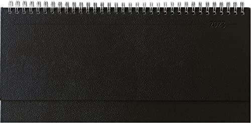 Beispielbild fr Tisch-Querkalender Balacron schwarz 2023 - Bro-Planer 29,7x13,5 cm zum Verkauf von medimops