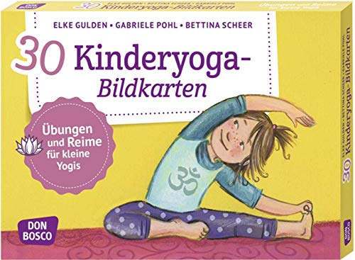 Beispielbild fr 30 Kinderyoga-Bildkarten: bungen und Reime fr kleine Yogis (Krperarbeit und innere Balance / 30 Ideen auf Bildkarten) zum Verkauf von medimops