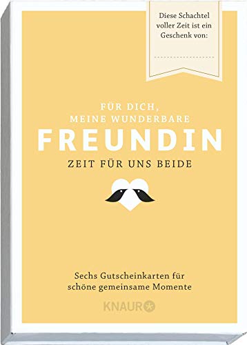 Stock image for Fr Dich, meine wunderbare Freundin: Zeit fr uns beide for sale by medimops