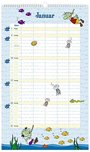 Beispielbild fr Die Olchis Unser Familienkalender 2021 zum Verkauf von medimops