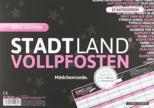 Imagen de archivo de STADT LAND VOLLPFOSTEN - GIRLS EDITION "Mdchenrunde" a la venta por Blackwell's