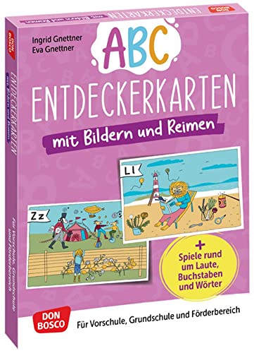 Beispielbild fr Abc-Entdeckerkarten mit Bildern und Reimen: Spiele rund um Laute, Buchstaben und Wrter. Fr Vorschule, Grundschule und Frderbereich. Mit . frdern und sichern. bungen und Spiele) zum Verkauf von medimops