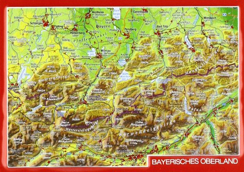 Beispielbild fr Reliefpostkarte Bayerisches Oberland zum Verkauf von Blackwell's