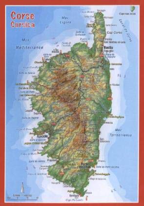 4280000664198: Reliefpostkarte Korsika