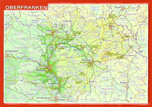 4280000664648: Reliefpostkarte Oberfranken