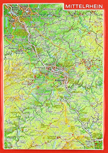 4280000664655: Reliefpostkarte Mittelrhein