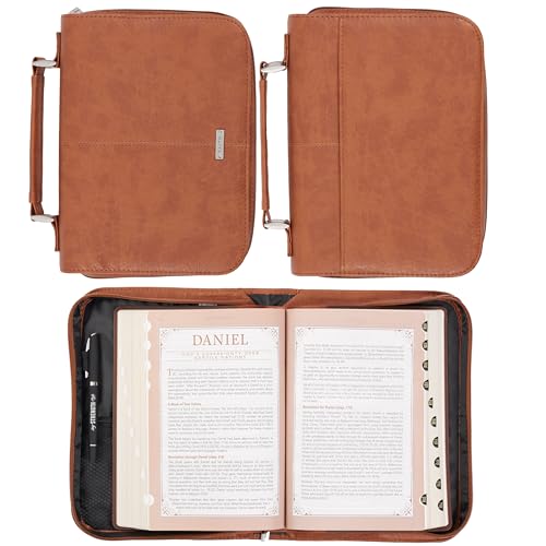 Stock image for Classic Bible / Book Cover w/Faith Badge (Medium / Brown) for sale by Lakeside Books