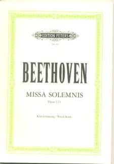 7948108492750: Missa sole mnis D maggiore OP 123 – arrangiamento per pianoforte Estratto [Note musicali/holzweiig] Compositore: Beethoven Ludwig Van