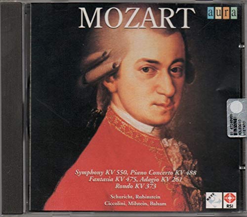 Stock image for Mozart - Symphony Nr. 40 KV 550, Piano Concerto Nr. 23 KV 488, Fantasia KV 475, Adagio KV 261, Rondo KV 373 for sale by ABC Versand e.K.