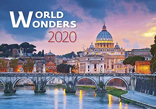 Stock image for World Wonders Calendar - Calendars 2019 - 2020 Wall Calendar - Landmark Calendar - Travel Calendar - Poster Calendar - Photo Calendar By Helma (Multilingual Edition) for sale by medimops