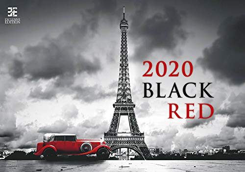 Beispielbild fr Black Red Calendar - Calendars 2019 - 2020 Wall Calendar - Photo Calendar - 12 Month Calendar by Helma (Multilingual Edition) zum Verkauf von medimops