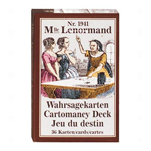 9001890194115: Mlle Lenormand Cartomancy Deck of 36 Cards
