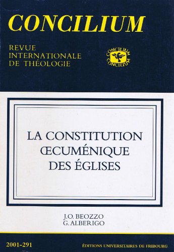 Beispielbild fr CONCILIUM 2001-291 La constitution oecunnique des glises zum Verkauf von Ammareal