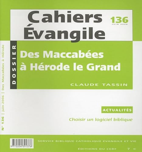 9772204391376: CE-136. Des Maccabes  Hrode le Grand (175 - 4)