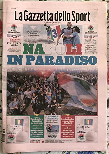 Beispielbild fr La Gazzetta dello Sport 5-5-2023 Napoli Campione d'Italia 2023 Serie A Diego Armando Maradona zum Verkauf von medimops