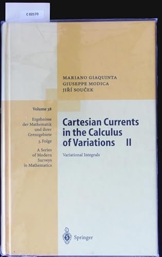 Beispielbild fr Cartesion currents t.2 (Isbn 3-540-64010-X) zum Verkauf von Phatpocket Limited