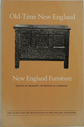 Imagen de archivo de Old Time New England Furniture: Essays in Memory of Benno M. Forman a la venta por Sutton Books