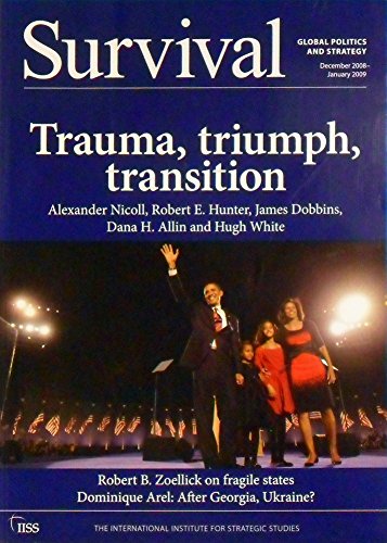Imagen de archivo de Survival, Global Politics And Strategy: Trauma, Triumph, Transition a la venta por ThriftBooks-Dallas