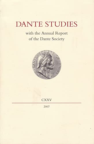 Stock image for Dante Studies: with the Annual Report of the Dante Society for sale by Andover Books and Antiquities