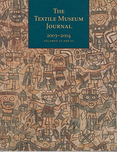 Stock image for The Textile Museum Journal 1999-2000 Volumes 38 and 39 for sale by G.J. Askins Bookseller