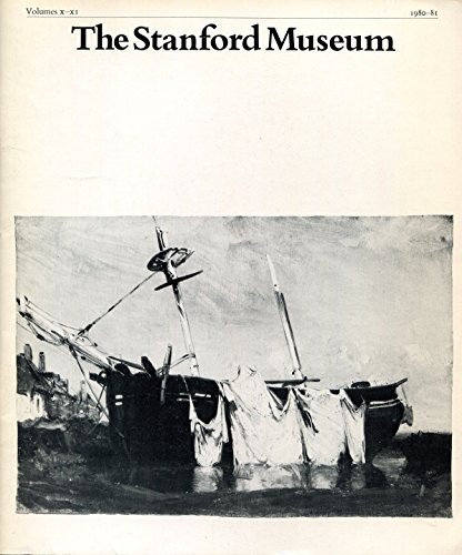 Imagen de archivo de The Stanford Museum. Vols. x-xi, 1980-81. a la venta por Wittenborn Art Books