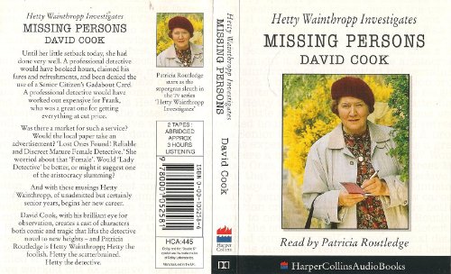 9780001052581: Missing Persons : Hetty Wainthropp Investigates