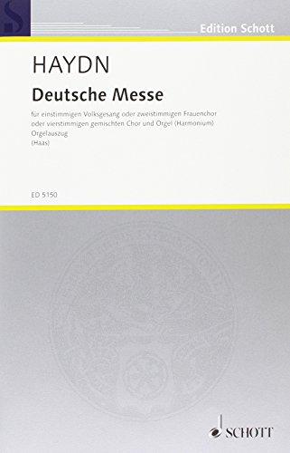 9780001058729: Deutsche messe chant: female choir or children's choir (S or Mez) with organ. Partition.