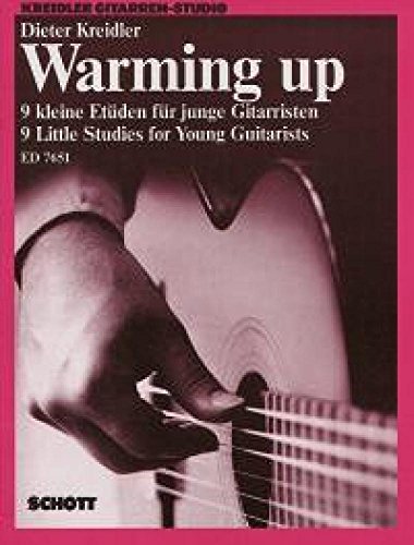 9780001079823: Warming up: 9 little Studies for young Guitarists. guitar.