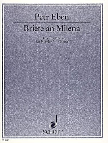 9780001083462: Letters to Milena: 5 piano pieces inspired by Franz Kafka letters. piano.