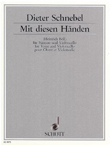 9780001083738: Mit diesen handen: voice and cello.