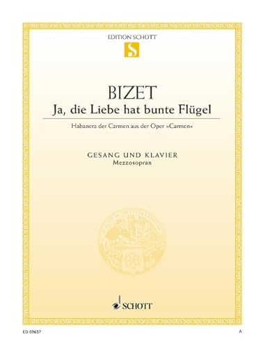 9780001091870: Carmen: Ja, die Liebe hat bunte Flgel (Habanera). Mezzo-soprano and Piano. mezzo-soprano.