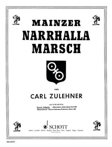 Stock image for Mainzer Narrhalla-Marsch: Klavier. for sale by medimops