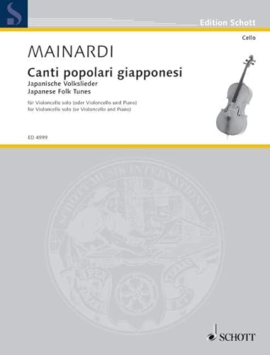 9780001138384: Canti popolari giapponesi: Japanese Folksongs. cello and piano.